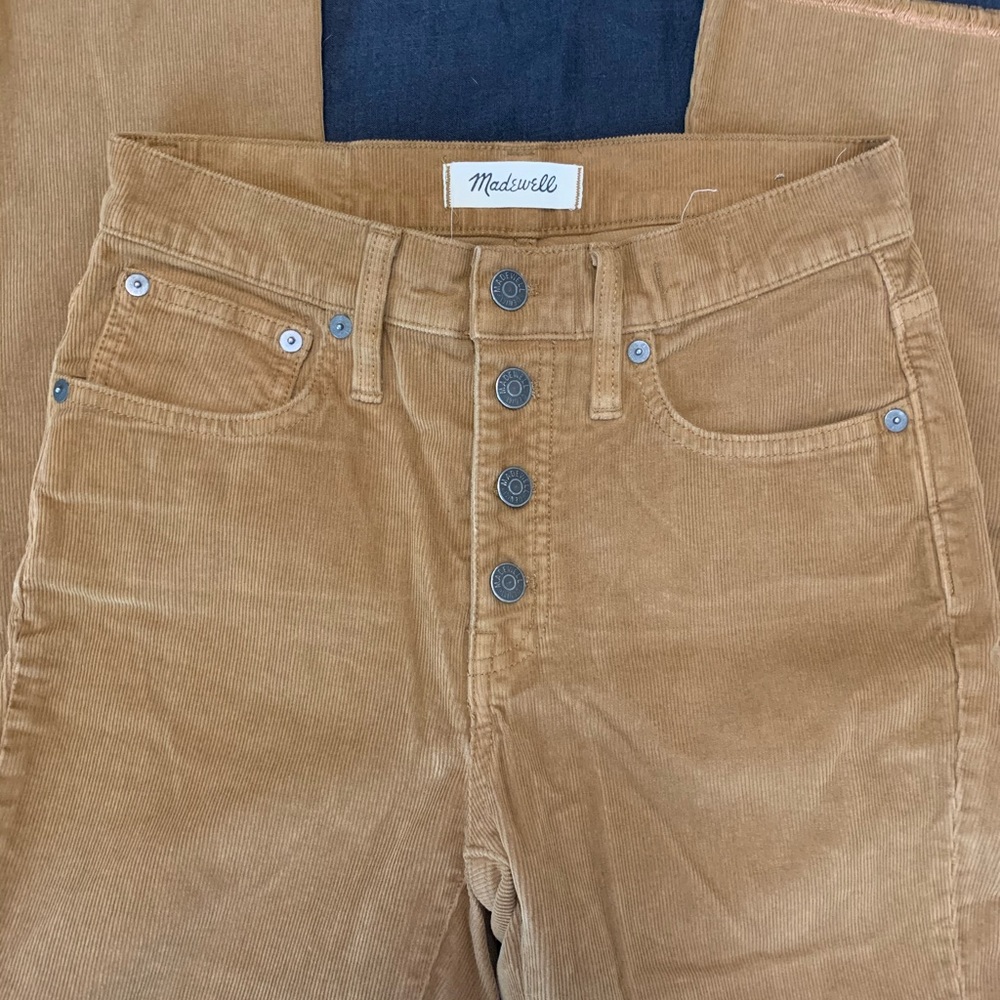 Madewell Cali Demi Boot Corduroy Pants